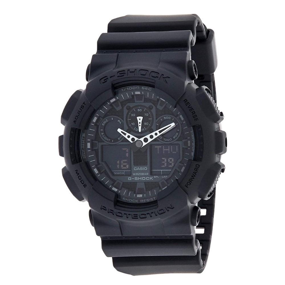 Gently-Worn Casio G-Shock Black Dial Watch - GA100